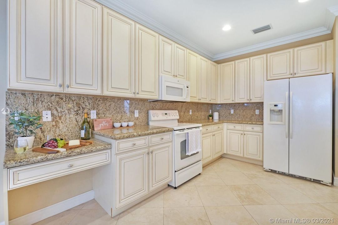 Plenty of Cabinet and Counter Space in Beautiful Kitchen