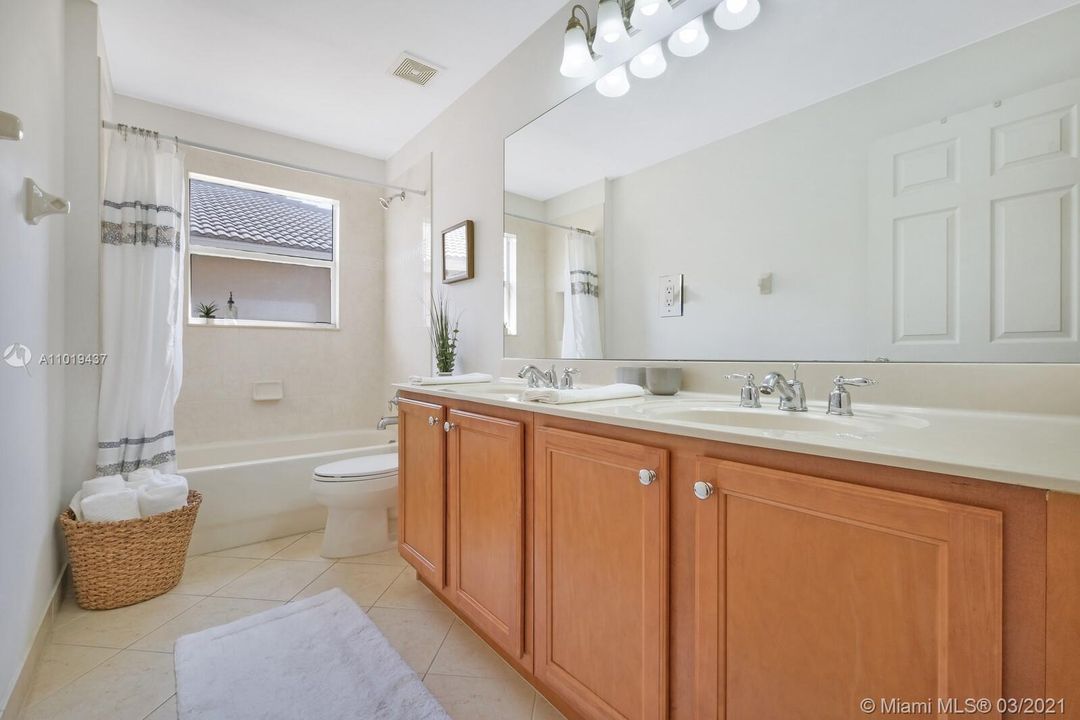 Second Bathroom with Double Sinks