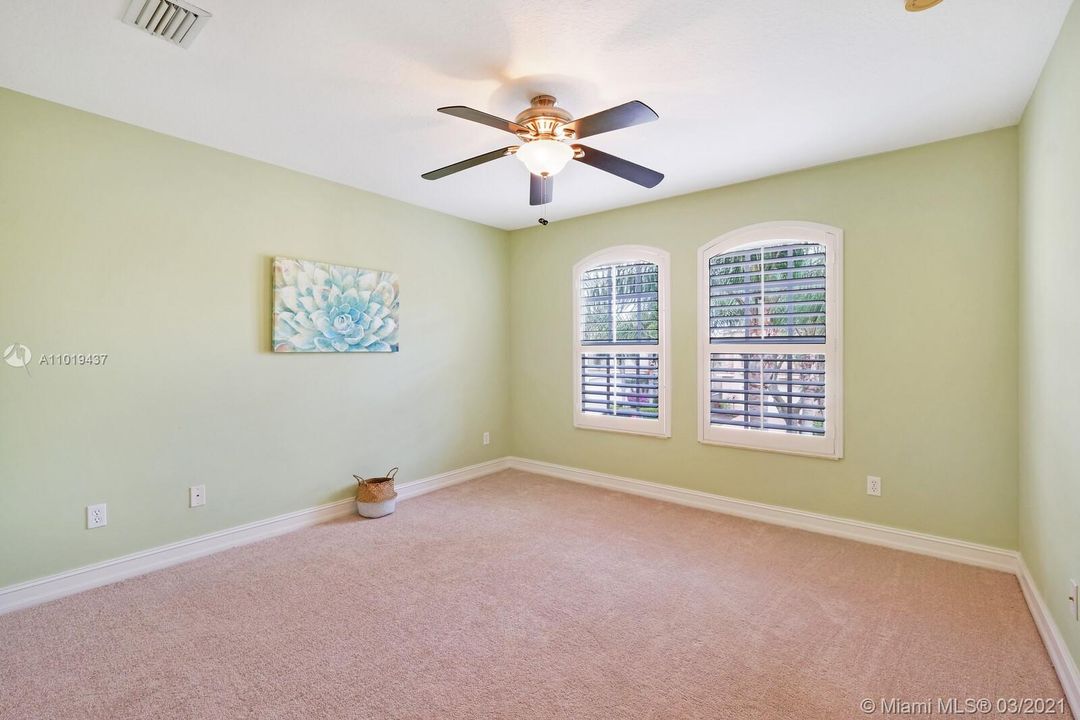 Beautiful Bright Bedroom 4 with Plantation Shutters