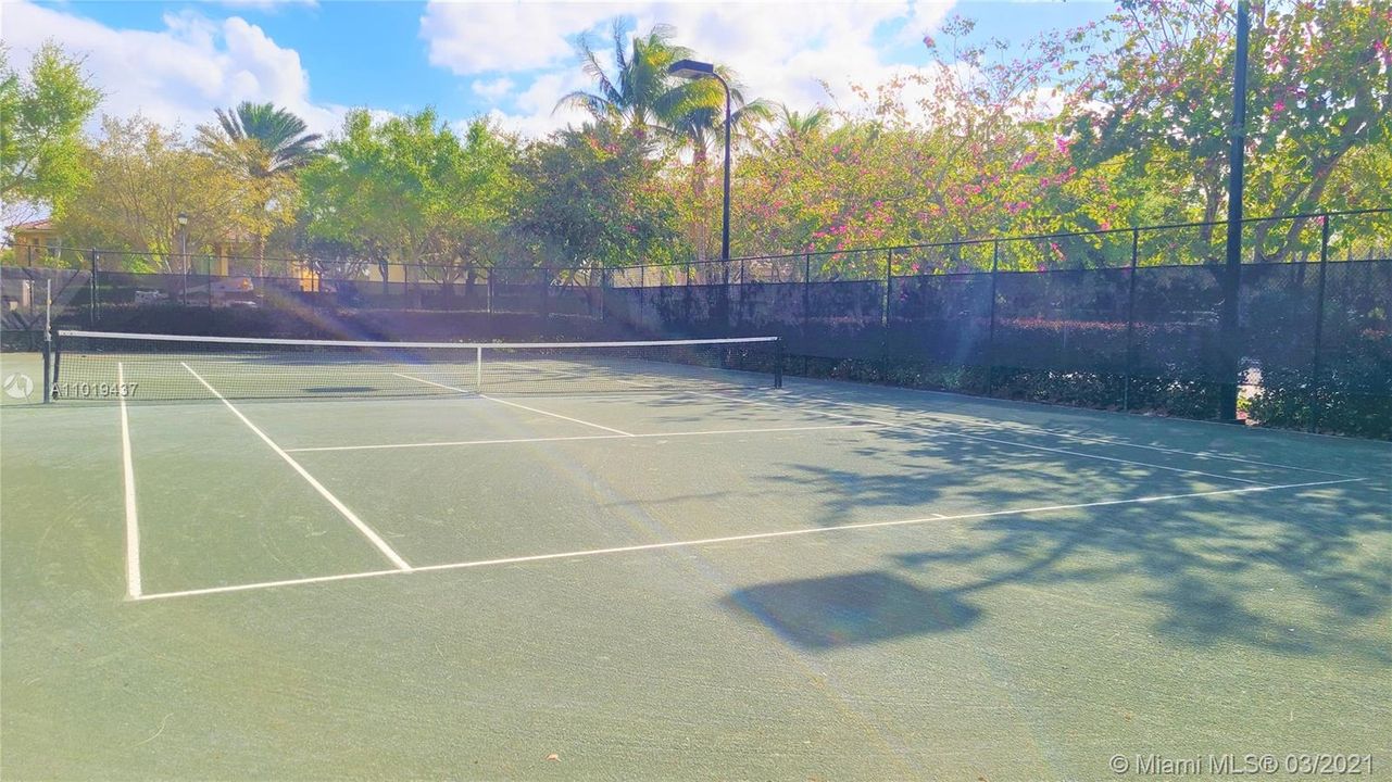 Tennis Courts at the Club at Canyon Springs