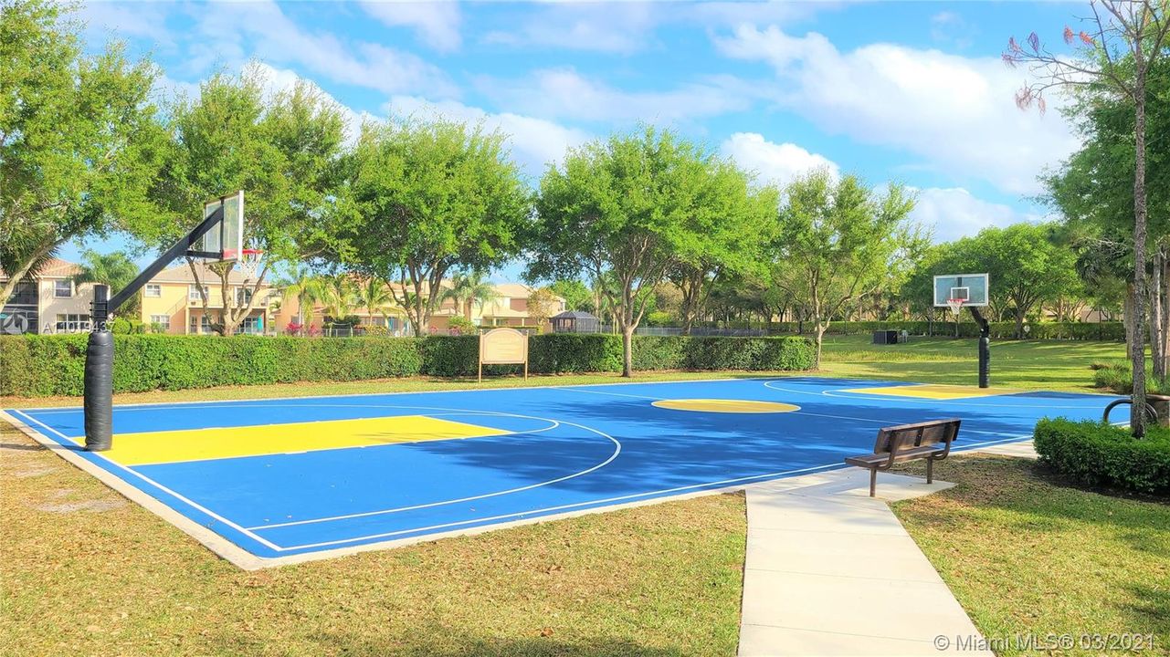 Basketball Court at the Club at Canyon Springs