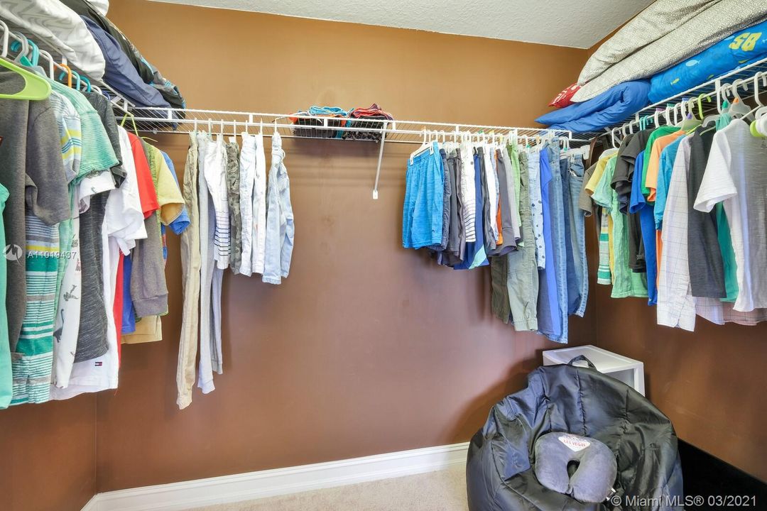 Bedroom 3 Walk-in Closet. All Bedrooms Have Walk-In Closets.