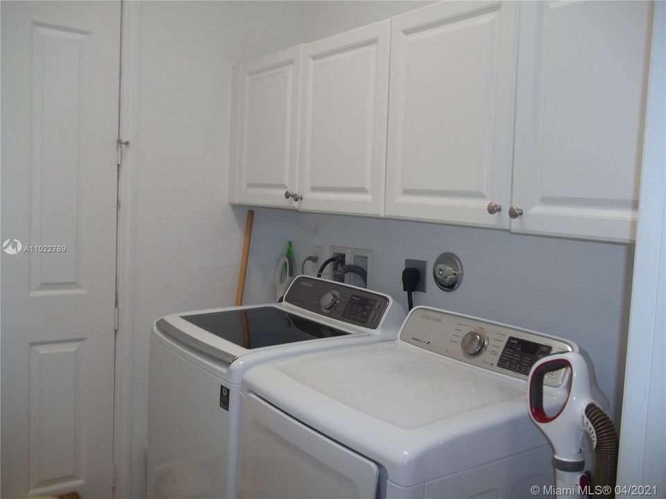 Inside laundry room