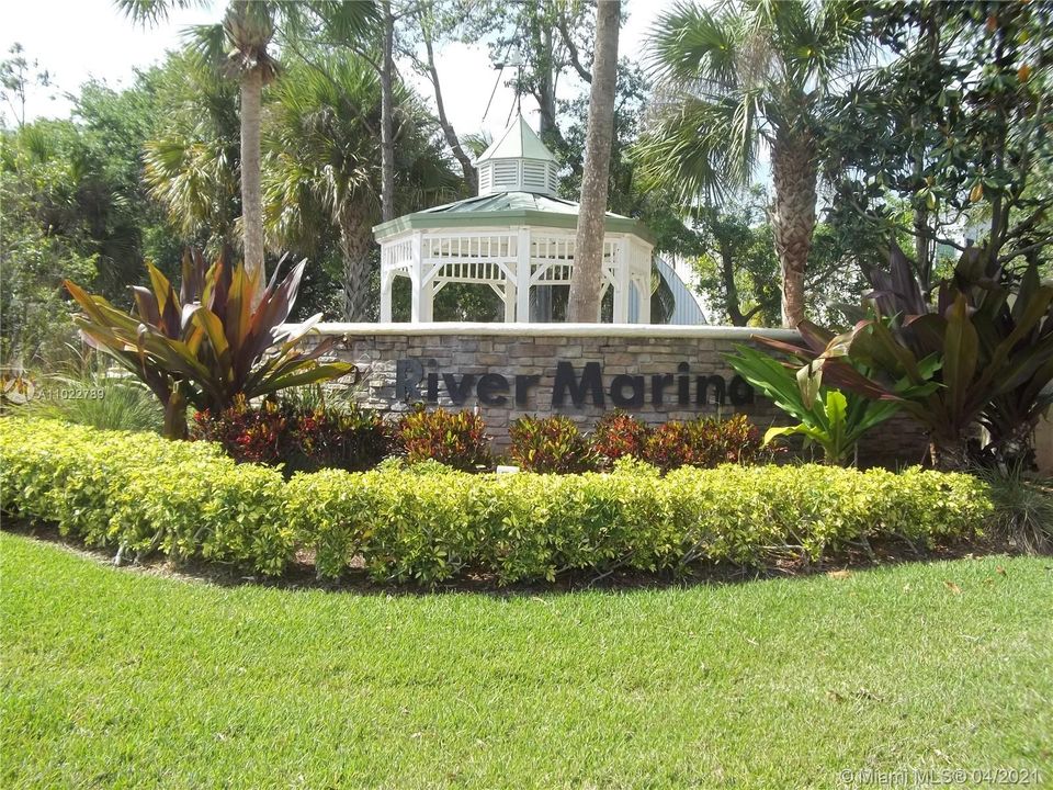 Gated River Marina Community