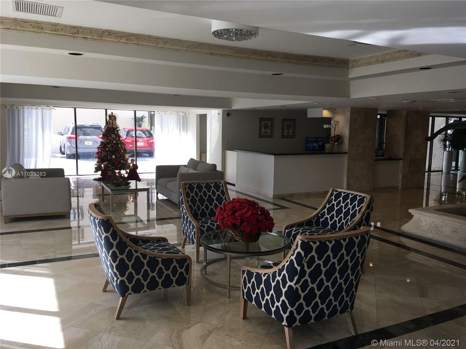 Elegant Lobby with 7x24 front Security
