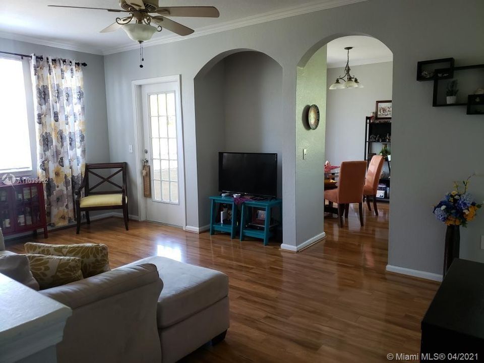 Living Room with Balcony access