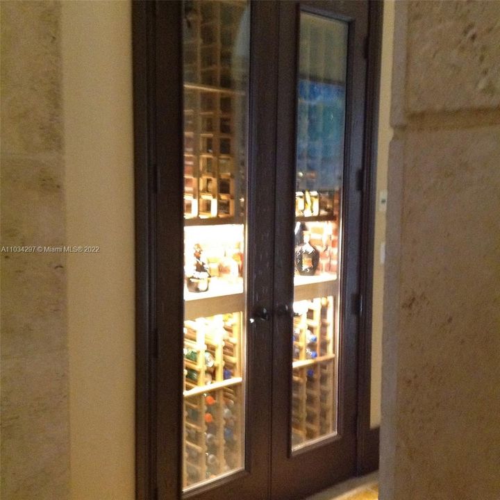Hall Air conditioned wine closet