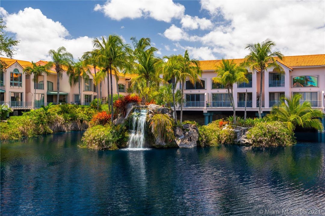 Multiple waterfalls make you feel like you are on vacation