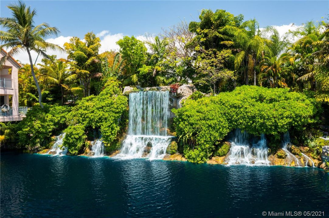 Waterfalls at Swan Lake