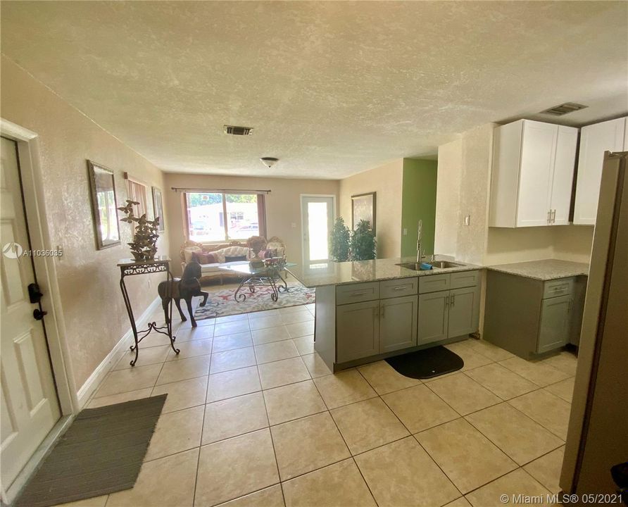 Kitchen -living room combination