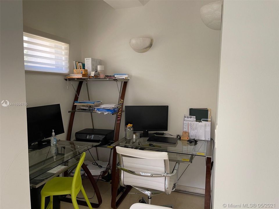 Office area in Master Bedroom