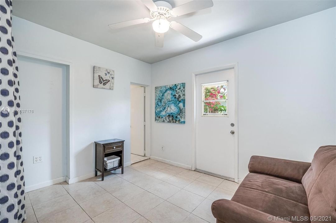 In law suite includes den (shown), bedroom, & bath --and private entrance.