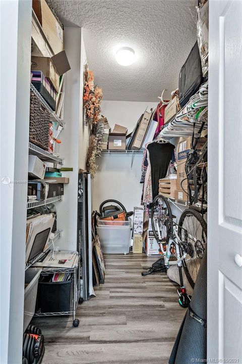 Second bedroom walk in closet.