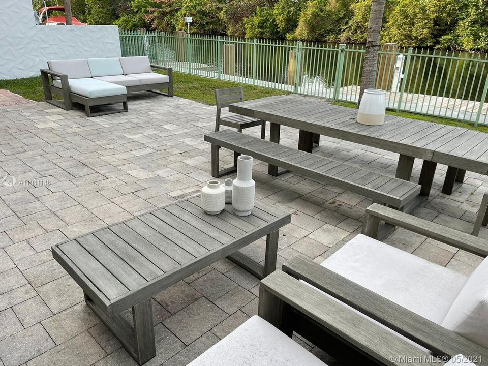 This house features a large patio area.