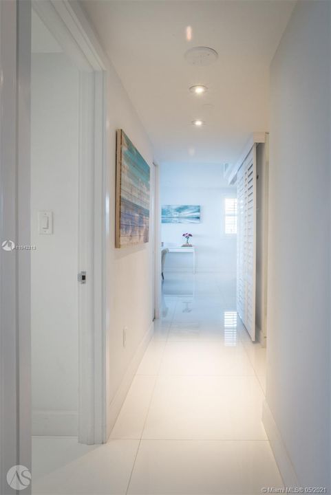 Hallway looking towards the living area