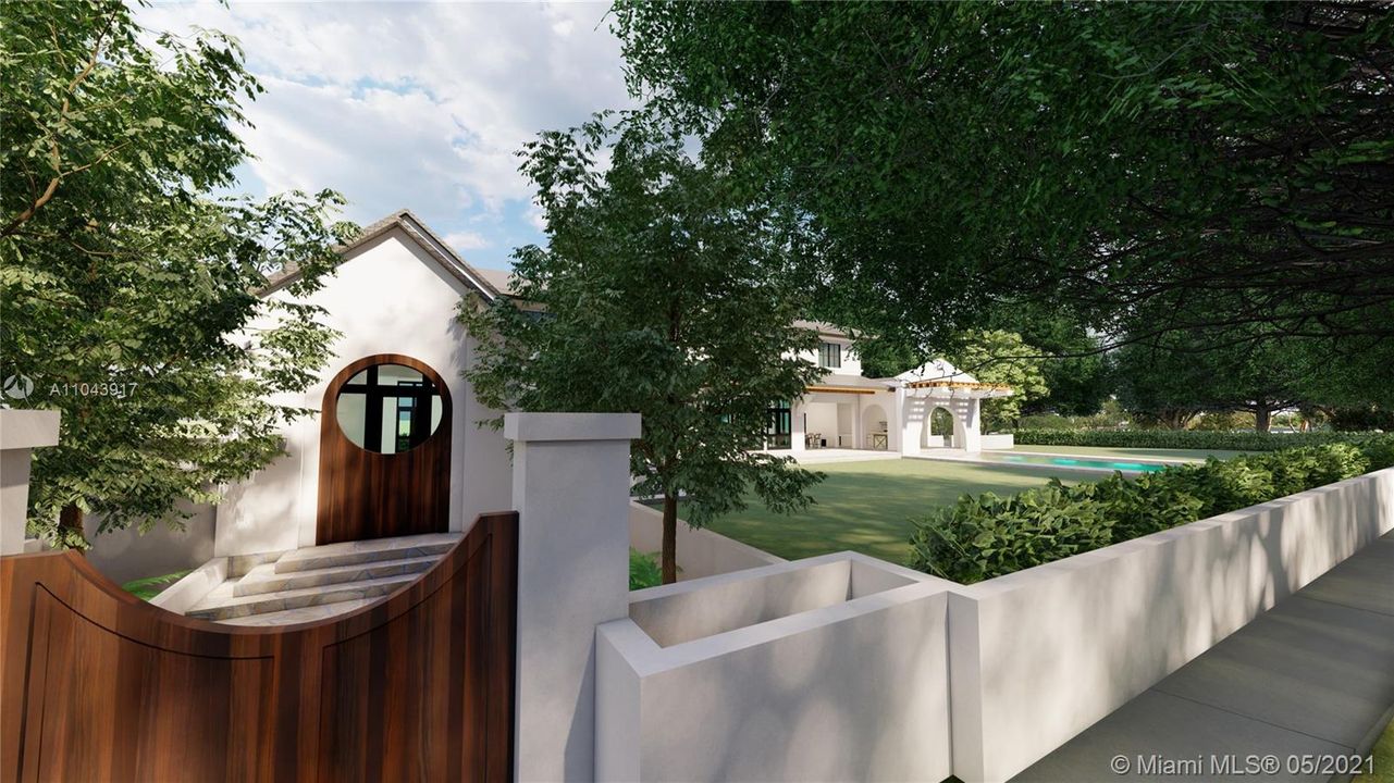 Architect's rendering of the future of 6219 Cellini St.