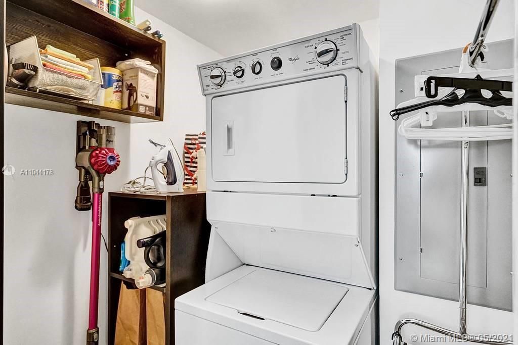 Spacious Laundry Room with a Washer/Dryer