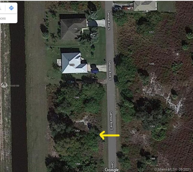 Canal Front residential Lot