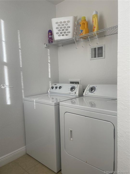 Laundry off the kitchen