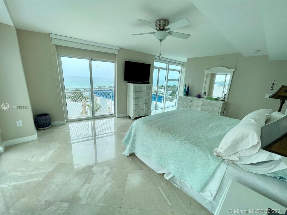 Primary Bedroom with Direct Ocean View
