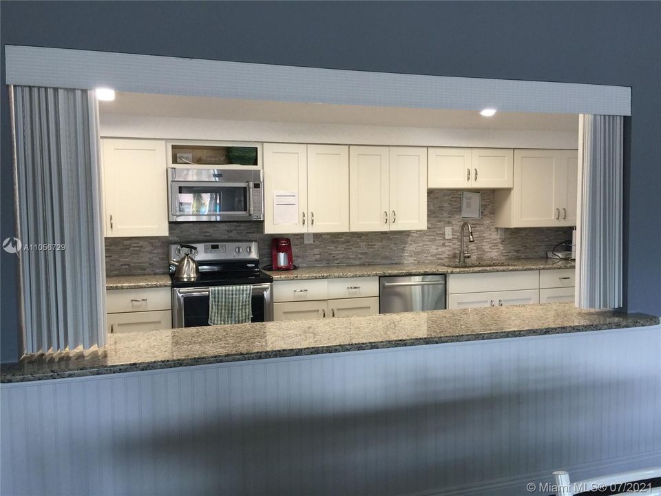full size kitchen in clubhouse