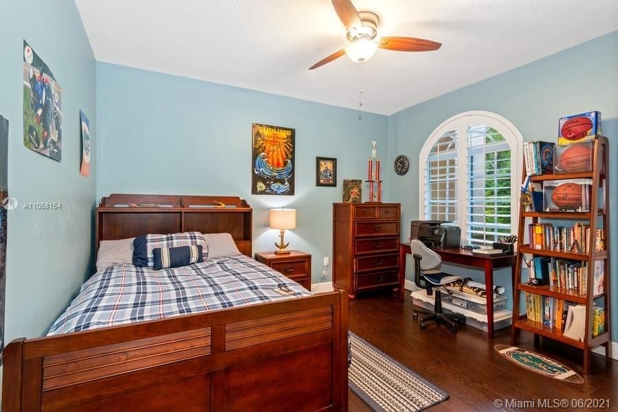 Fourth bedroom adjacent to remodeled bathroom.