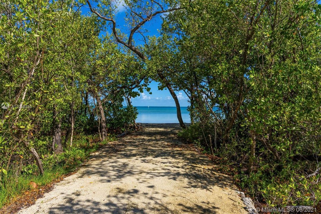 Private Beach pathway