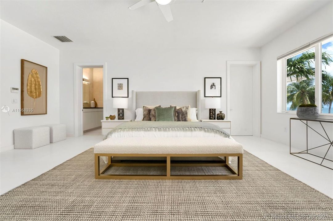 Master Bedroom - His and Her Bathrooms