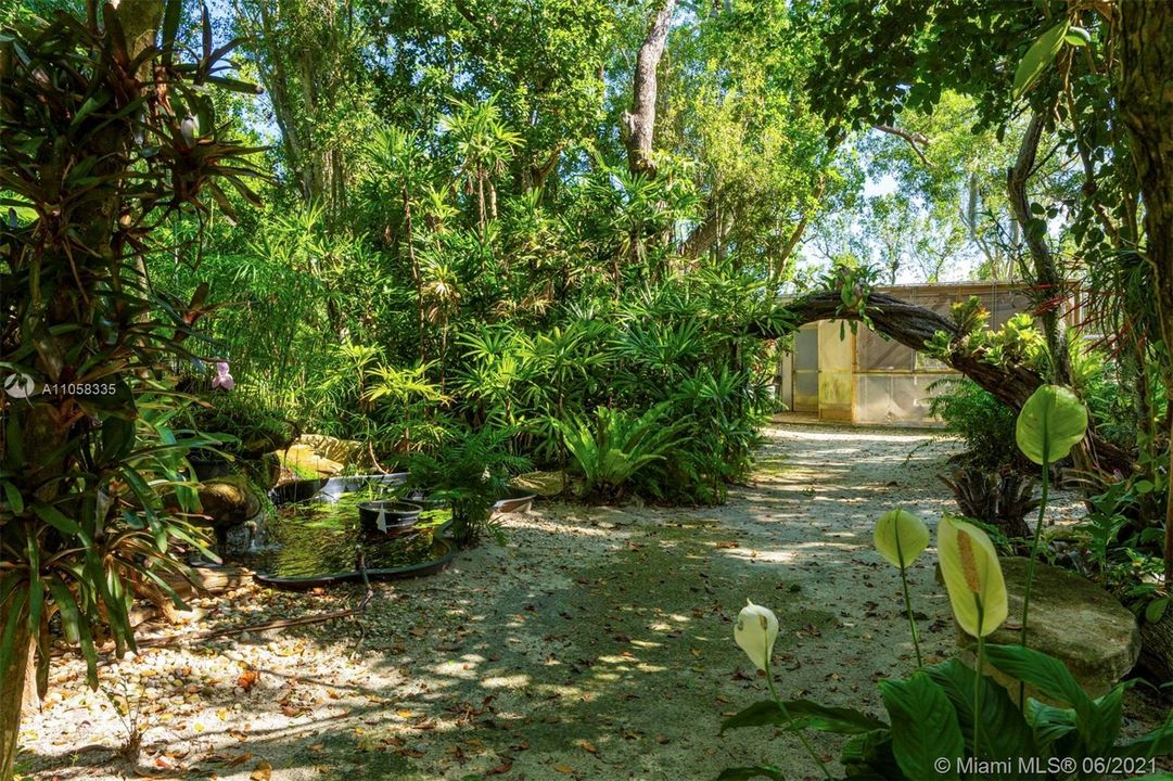 Nature Trails  - Fountain/Pond and 2 Greenhouses