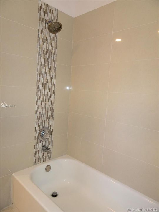 Beautiful tile details in the master bathroom