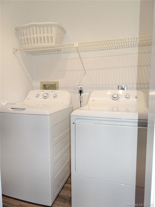 New washer and dryer