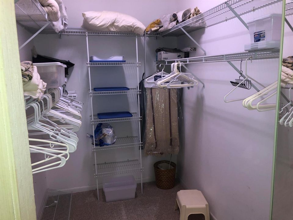 CLOSET IN MASTER BEDROOM