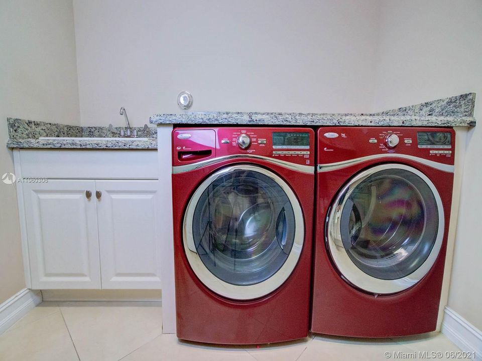 Spacious Laundry with Sink