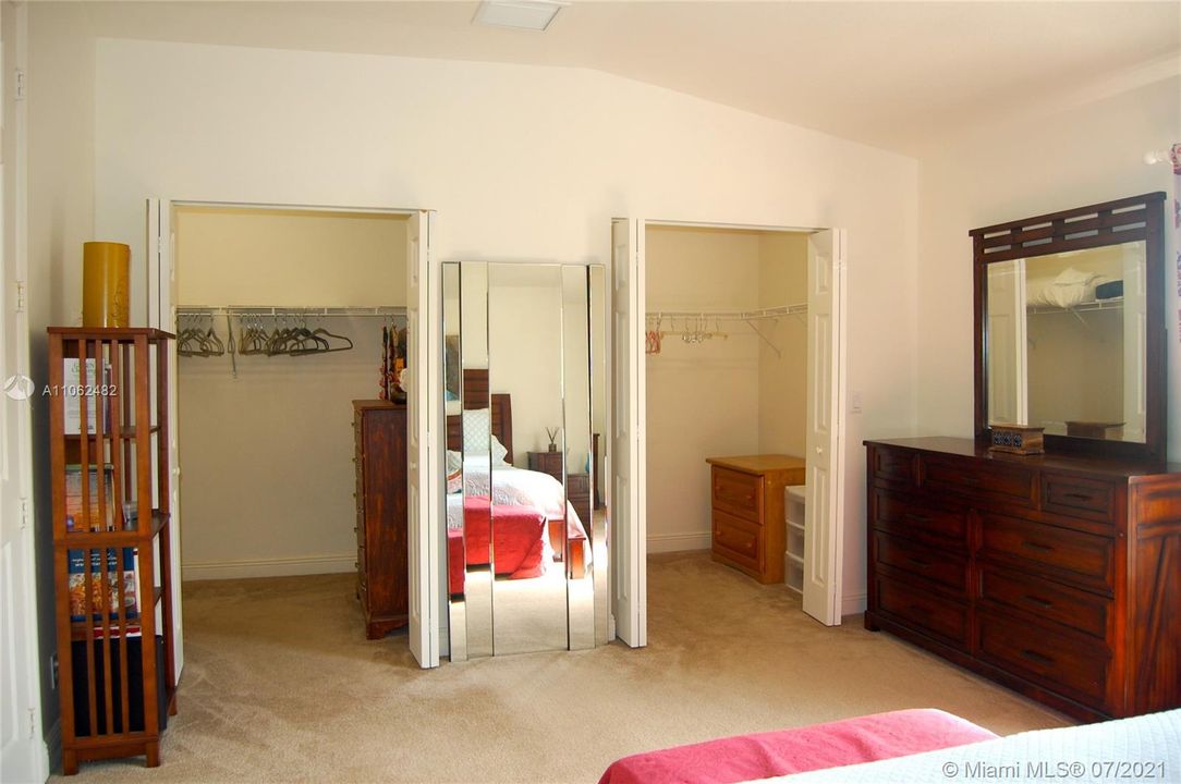 Two Large Walking Closets