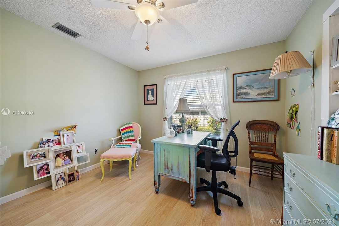 3rd Bedroom being used as Office