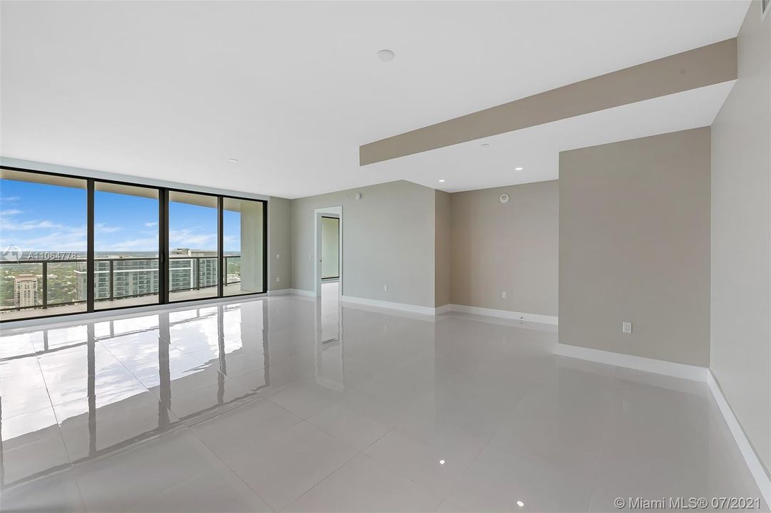 Impressive Floor to ceiling IMPACT glass throughout with expansive SUNSET views from the very deep and wide balcony (one of 2 balconies) LIGHT and BRIGHT unit