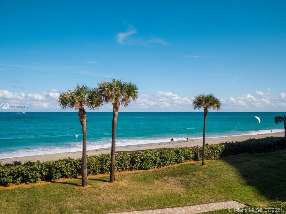 Beach in front of Ocean Trail