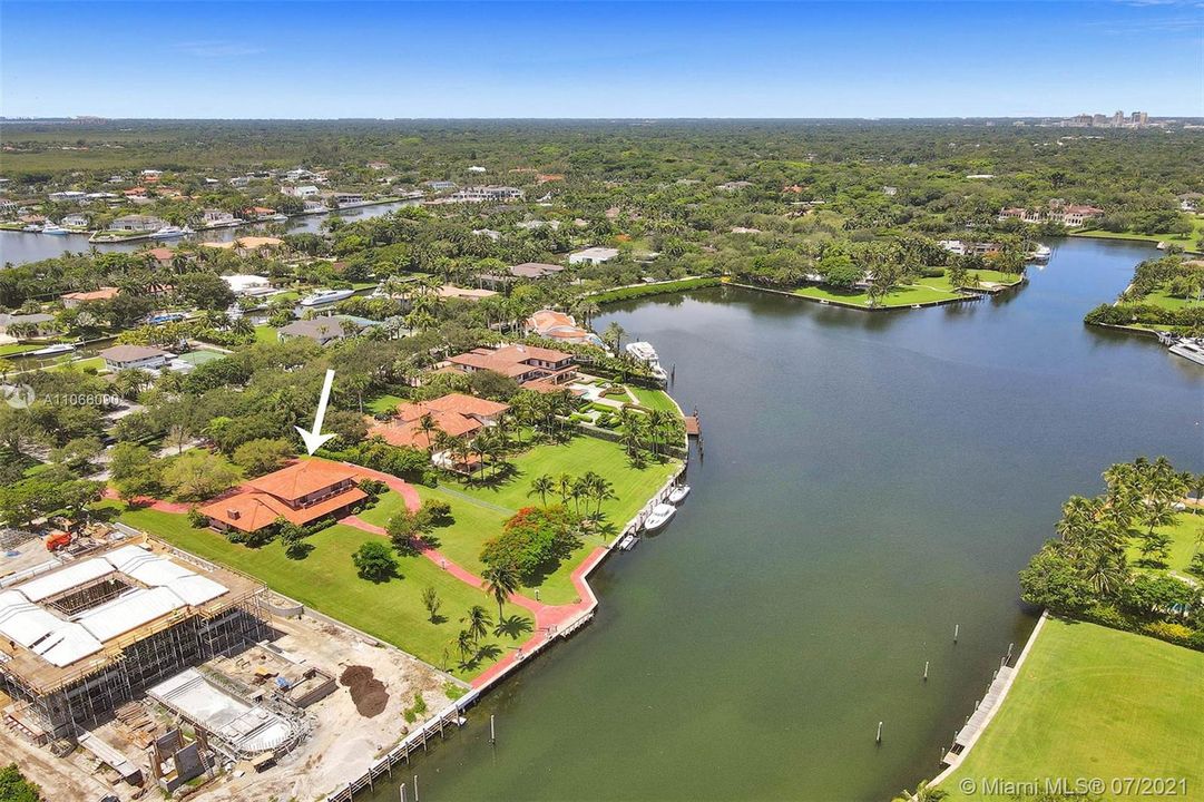 Largest Deep water yacht basin in the community can accommodate large vessels and sailboats