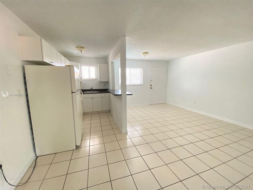 view of the kitchen - Living/Dining