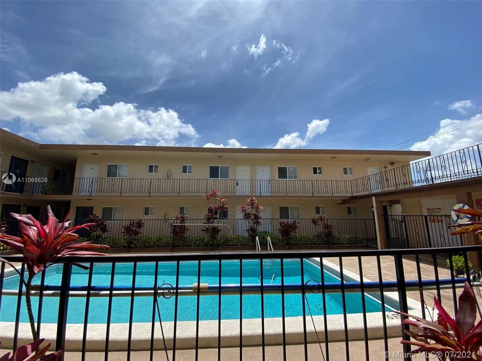 View of the unit from downstairs