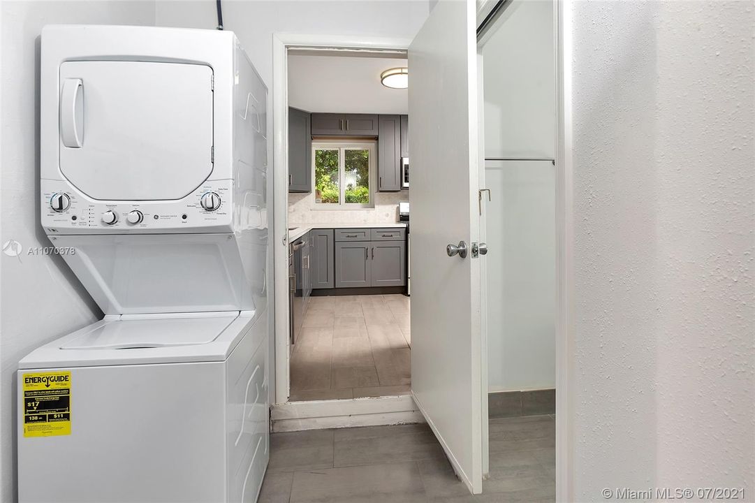 306 N A Street Laundry Room Leading into Kitchen