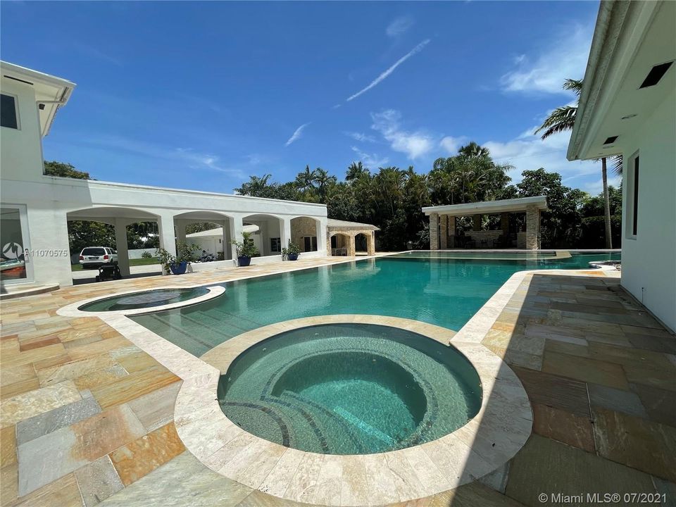 view of pool and carport