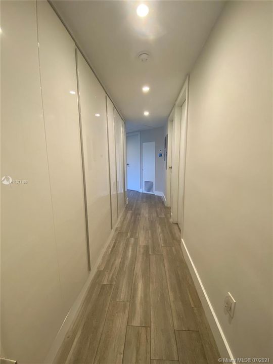 Hallway with Closets