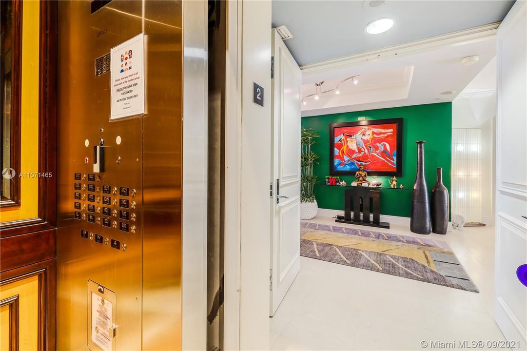 Private Elevator Entry