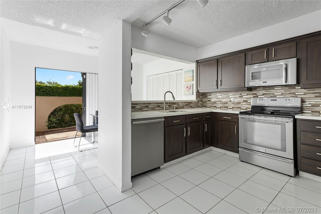 Spacious remodeled kitchen with Stainless Steel Appliances