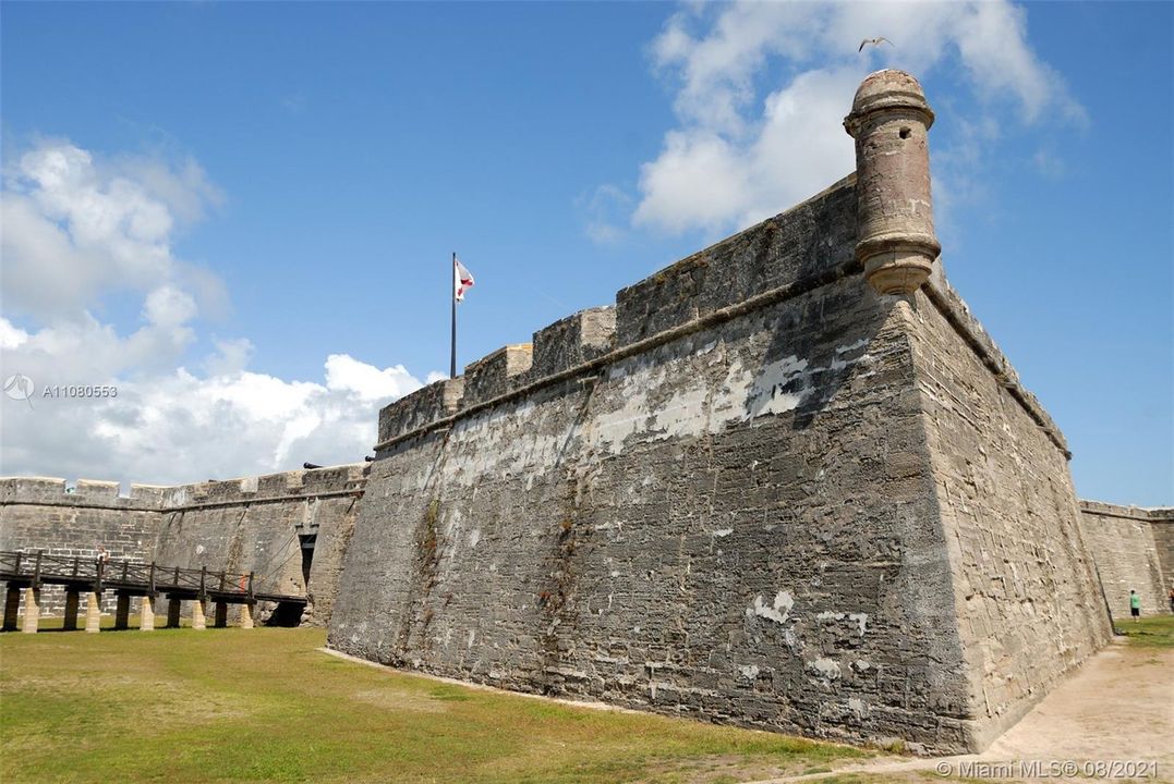 St Augustine Historic Castle View Courtesy of Pixabay