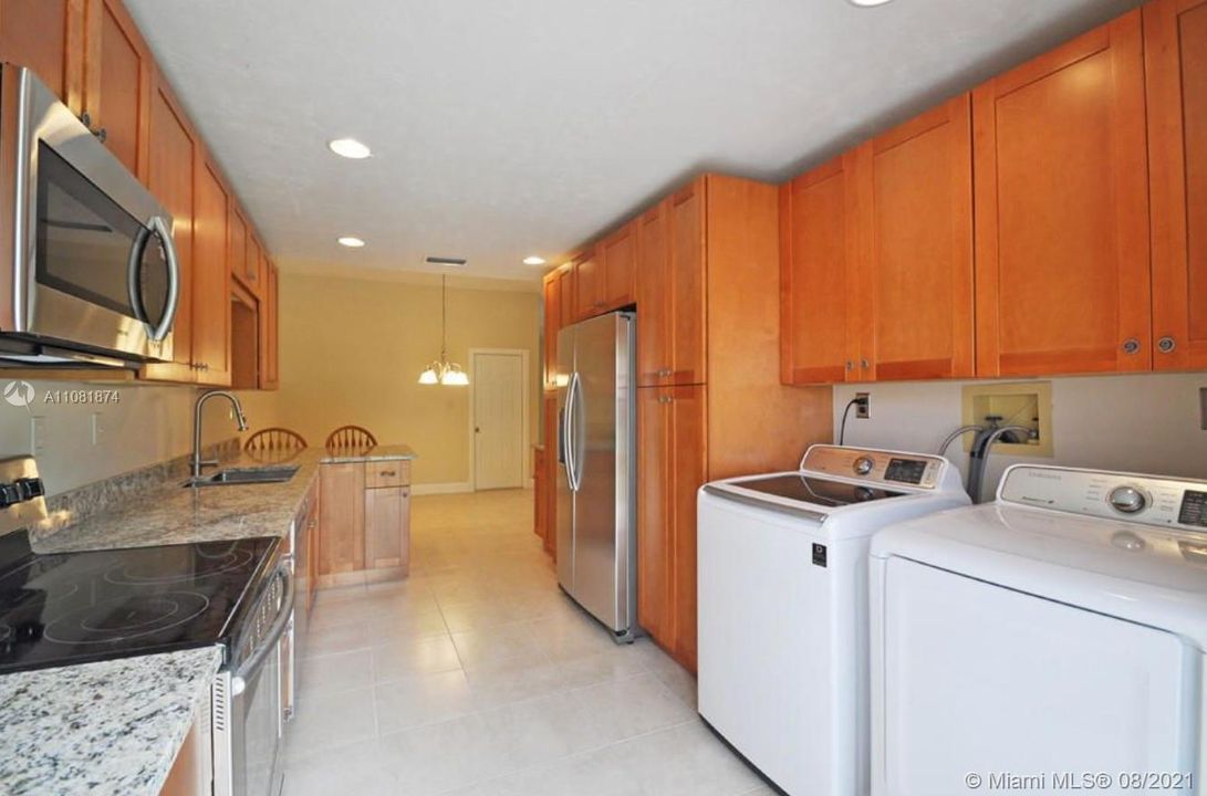 Kitchen and Laundry Area