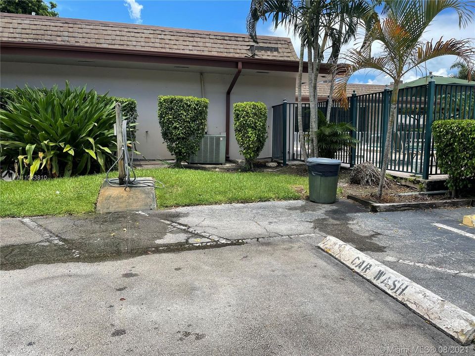 Community Car Wash Area