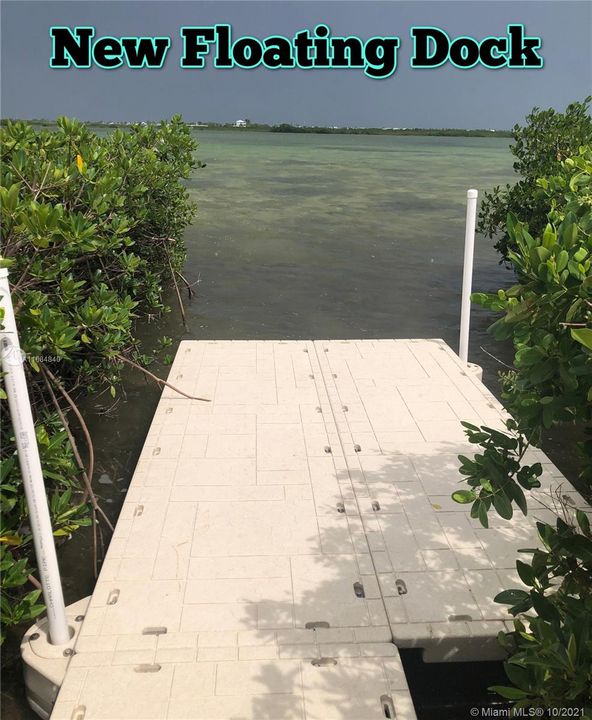Brand New Floating Dock. The perfect spot for your Kayaks and SUPs