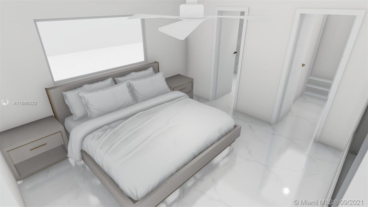 Interior designer plan for bedroom
